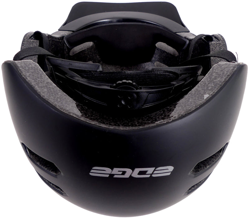 Afbeelding laden in galerijviewer, Edge fietshelm urban e-bike pedelec large (58-62cm) - zwart - nta 8776 keurmerk (bromfiets speed pedelec)
