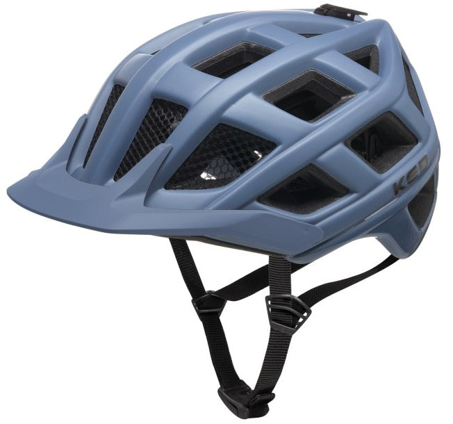 Afbeelding laden in galerijviewer, Fietshelm KED Crom L (57-62cm) - Blauw Grijs matt
