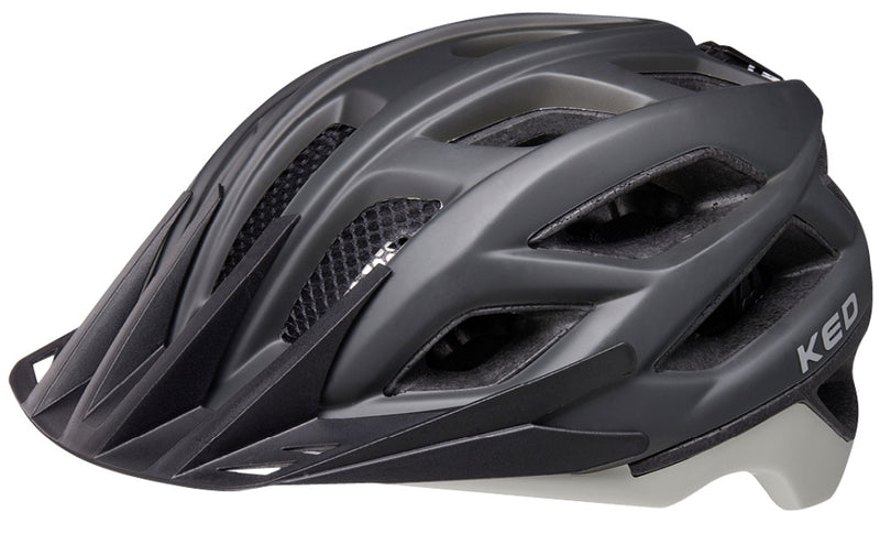 Afbeelding laden in galerijviewer, Ked Fietshelm Companion L (55-61cm) process Zwart ash matt
