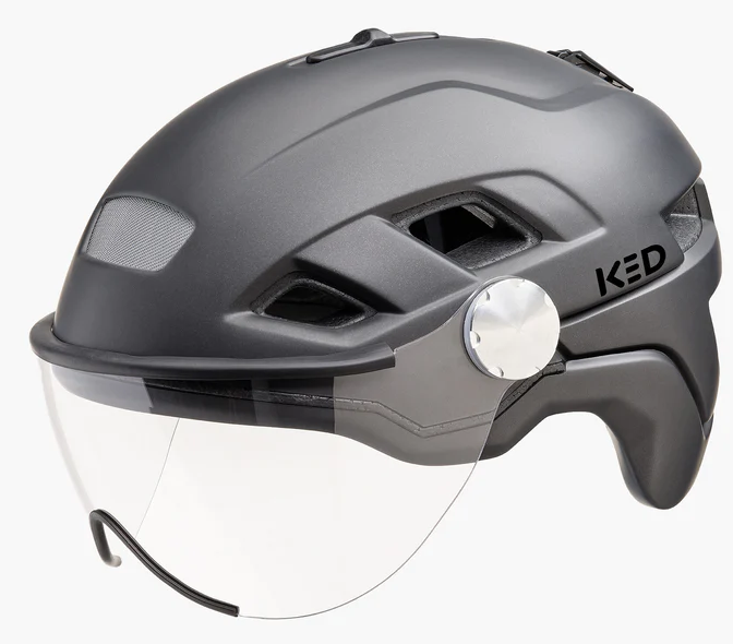 Afbeelding laden in galerijviewer, Ked Fietshelm B-Vis X-Lite M (52-58cm) Zwart metallic matt

