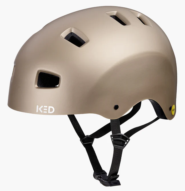 Afbeelding laden in galerijviewer, Ked Fietshelm Citro L (57-62 cm) Goud metallic matt

