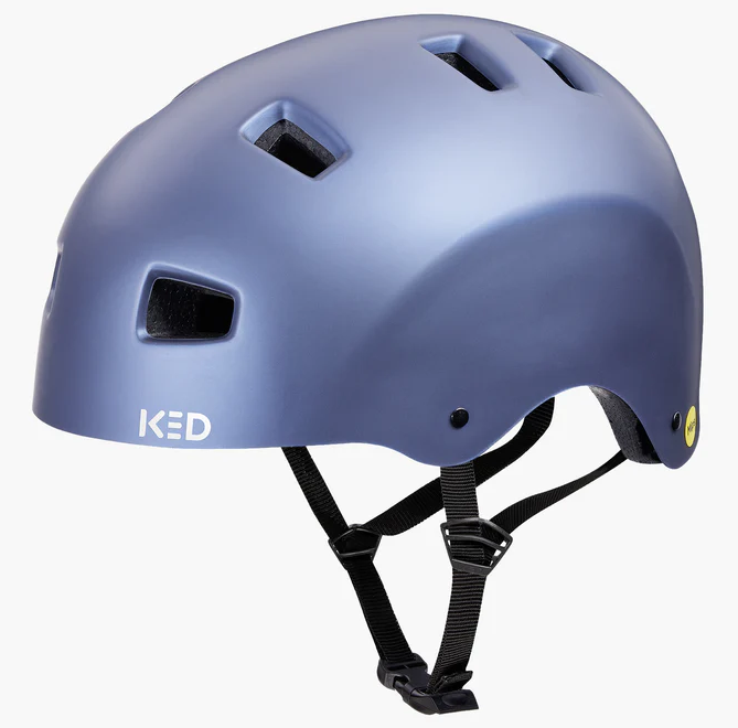 Afbeelding laden in galerijviewer, Fietshelm KED Citro L (57-62 cm) - Blauw metallic matt

