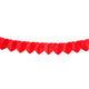 Folat bv papieren minislinger - rood hart, 2mtr.