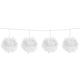 Folat bv witte pompom slinger