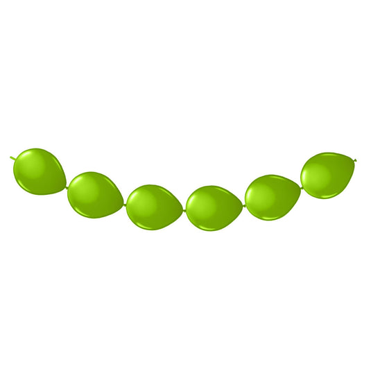 Folat bv limegroene knoopballonnen, 8st.