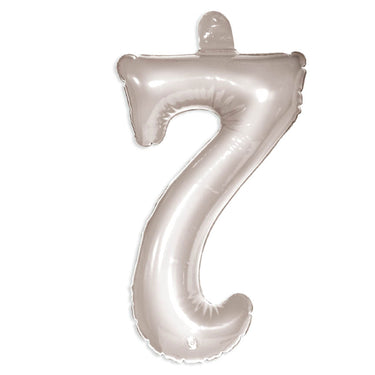 Folat BV Cijfer Ballon 7 Zilver