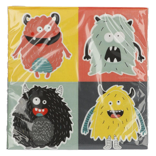 Folat bv servetten monster bash, 20st.