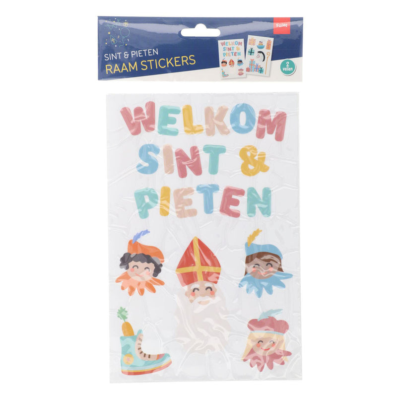 Afbeelding laden in galerijviewer, Folat bv raamstickers welkom sint pieten, 13st.
