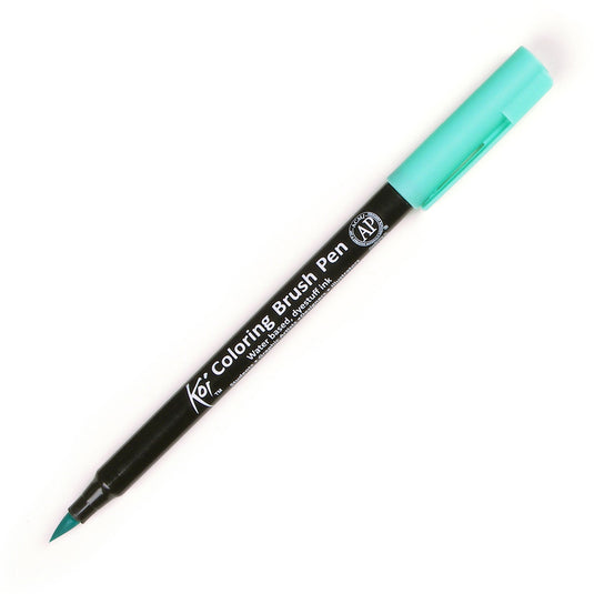 Sakura • koi color brush pauw groen