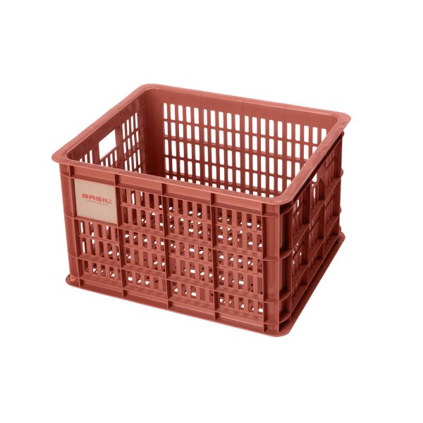 Afbeelding laden in galerijviewer, Basil fietskrat M - medium - 29.5 liter - rood

