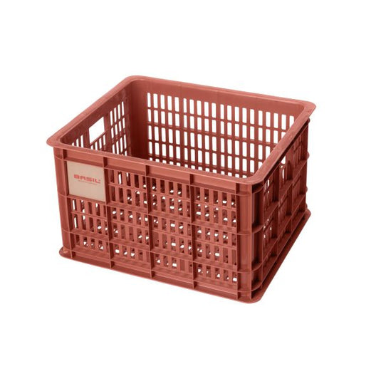 Basil fietskrat M - medium - 29.5 liter - rood