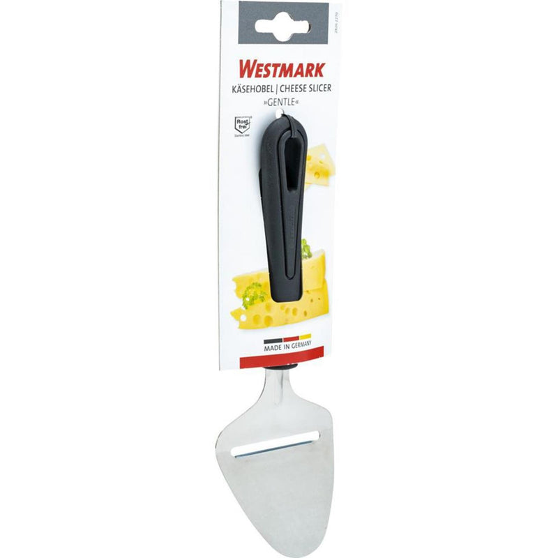 Afbeelding laden in galerijviewer, Westmark kaasschaaf voor harde kaas, snijbreedte: 5 cm, lengte: 21 cm, roestvrij staal kunststof, gentle, zwart, 28262270
