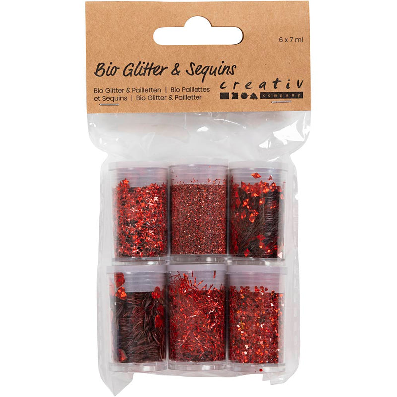 Afbeelding laden in galerijviewer, Https: www.cchobby.nl bio-sparkles-sequins-rood-6x7-ml-1-doos
