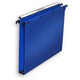Verticale hangmap ultimate elba 383002 pp a4 blauw 30mm bodem koppelbaar ruiter