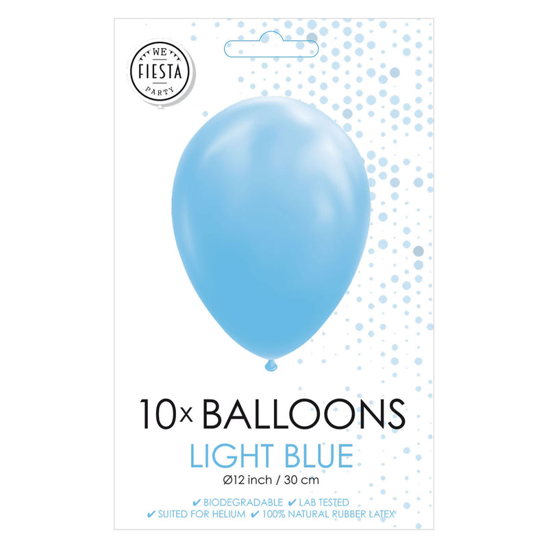 Afbeelding laden in galerijviewer, Globos ballonnen lichtblauw 30cm, 10st.
