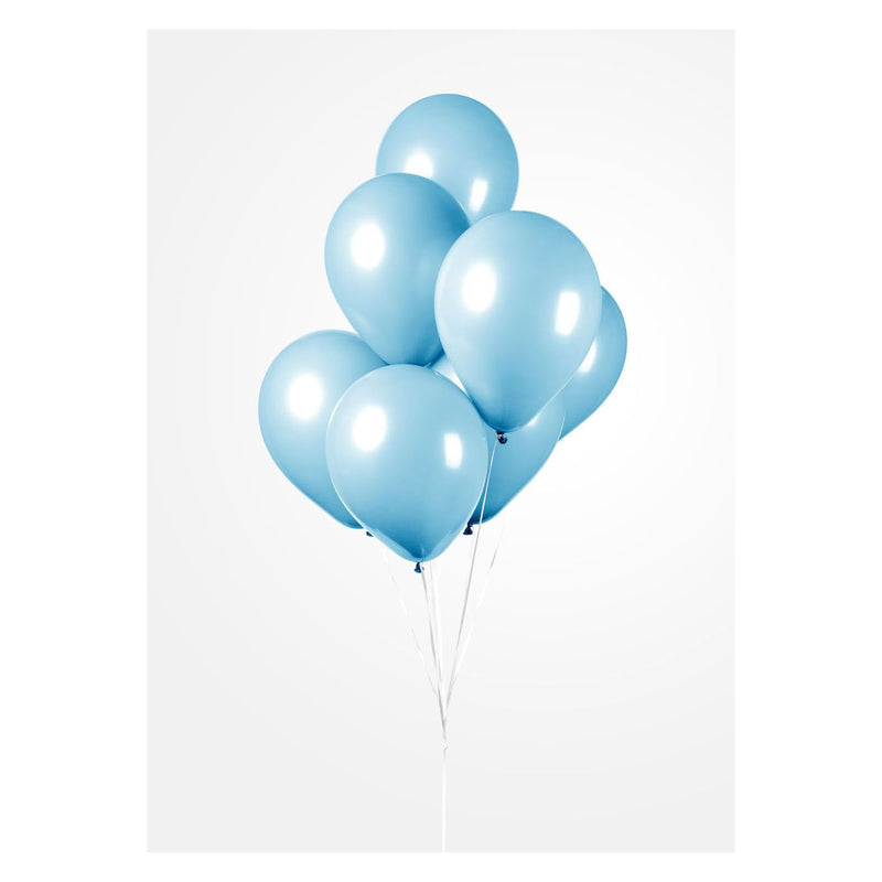 Afbeelding laden in galerijviewer, Globos ballonnen lichtblauw 30cm, 10st.
