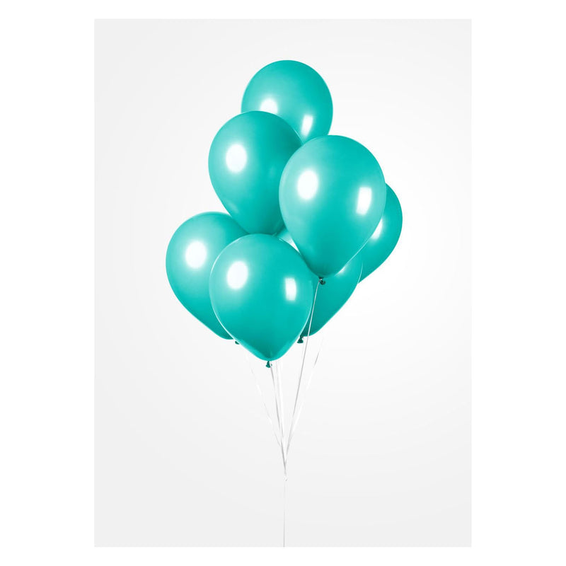Afbeelding laden in galerijviewer, Globos ballonnen turquoise, 30cm, 10st.
