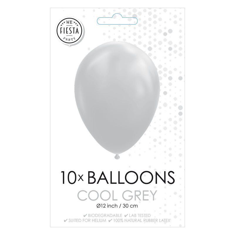 Afbeelding laden in galerijviewer, Globos ballonnen cool grijs, 30cm, 10st.
