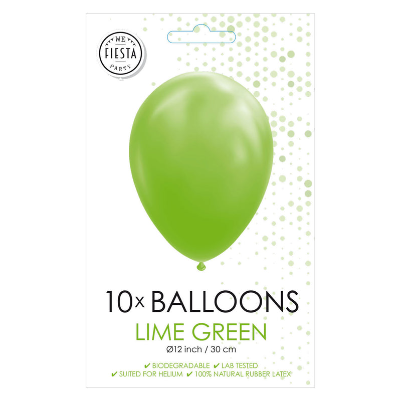 Afbeelding laden in galerijviewer, Globos Ballonnen Limoen Groen, 30cm, 10st.
