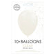 Globos ballonnen doorzichtig 30cm, 10st.
