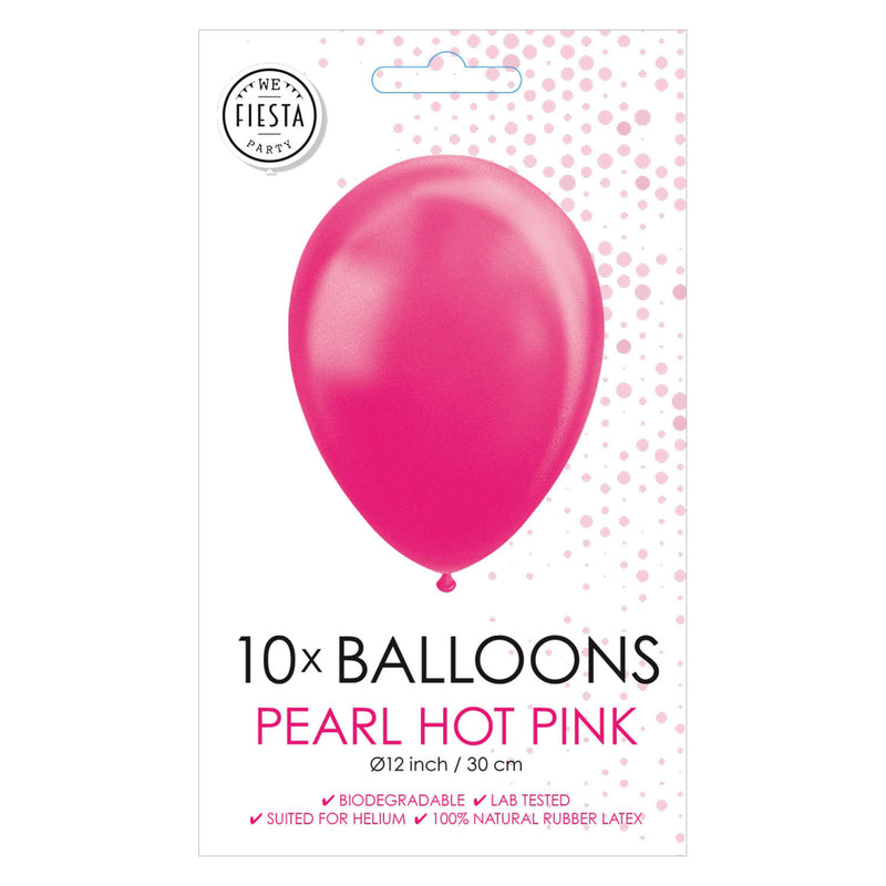 Afbeelding laden in galerijviewer, Globos ballonnen pearl hard roze 30cm, 10st.
