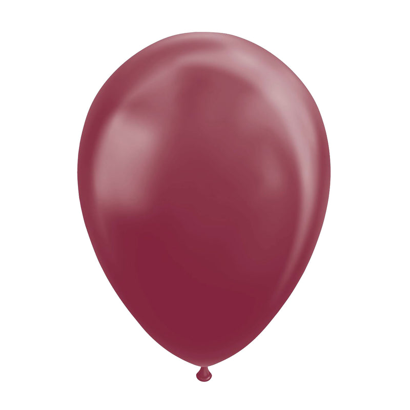 Afbeelding laden in galerijviewer, Globos Ballonnen Metallic Bordeaux 30cm, 10st.

