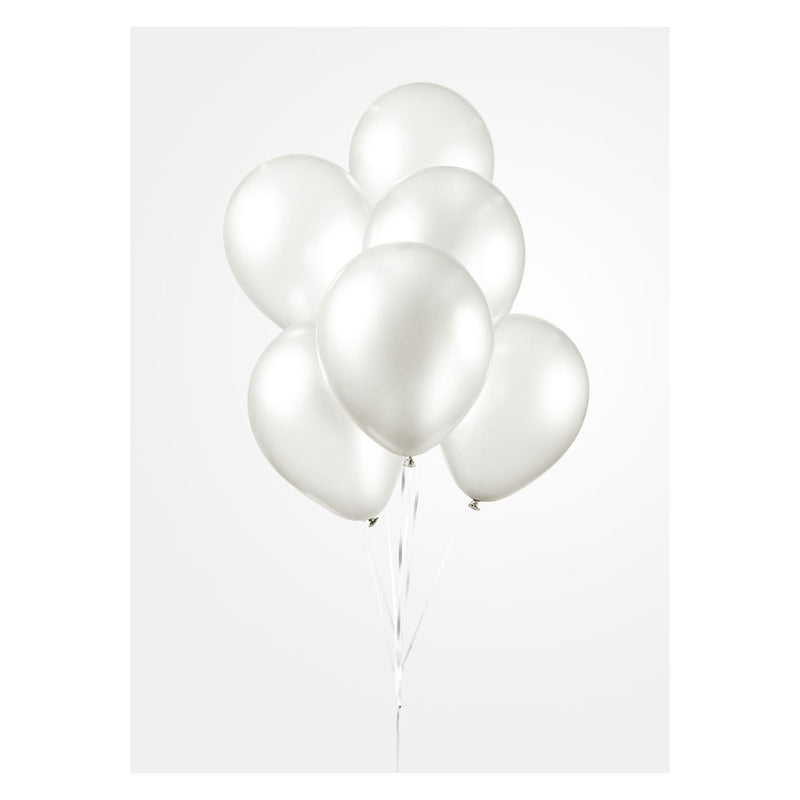 Afbeelding laden in galerijviewer, Globos ballonnen pearl wit 30cm, 10st.

