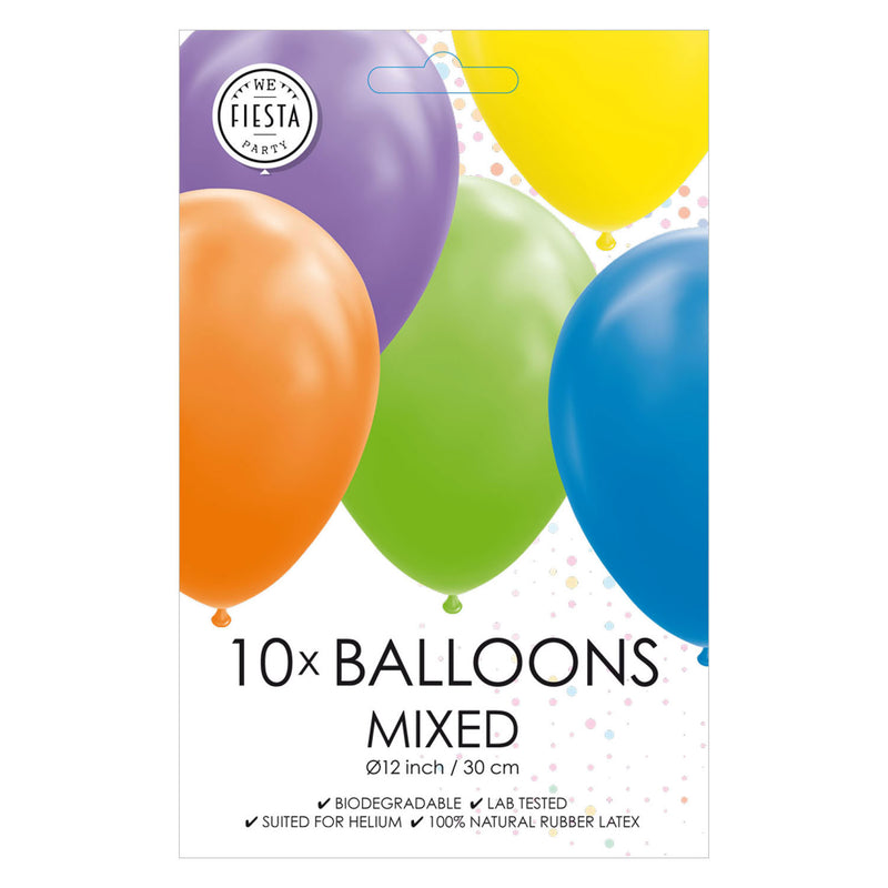 Afbeelding laden in galerijviewer, Globos ballonnen mix kleuren 30cm, 10st.
