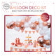 Globos ballonnen boog set rose goud