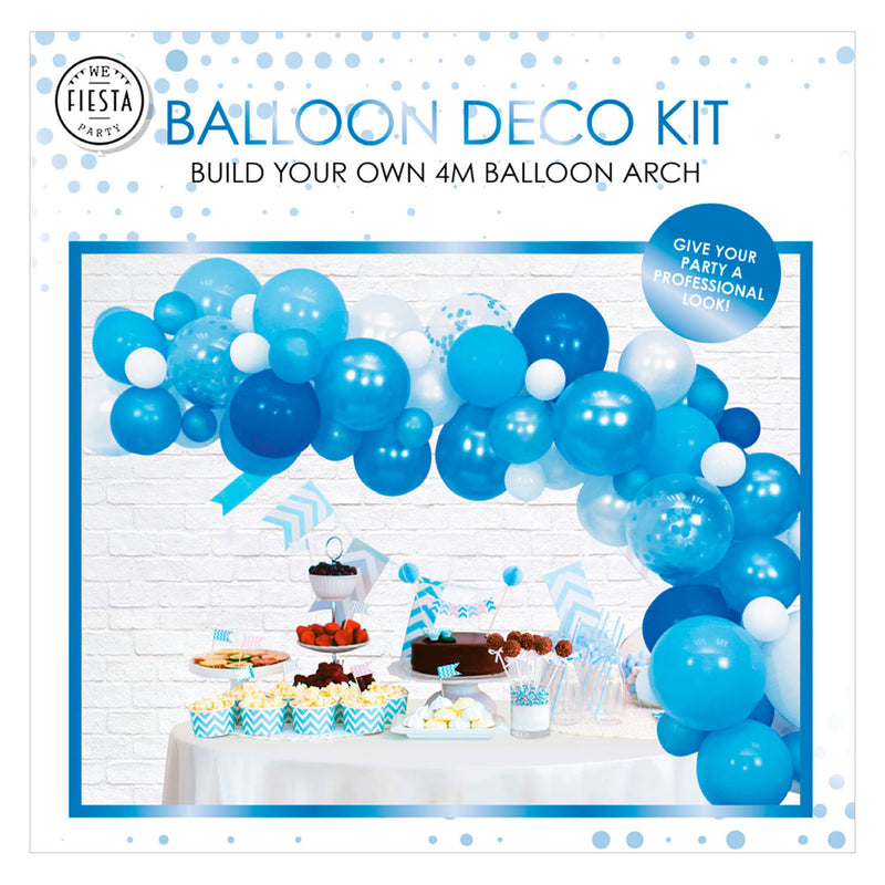 Afbeelding laden in galerijviewer, Globos ballonnen boog set blauw
