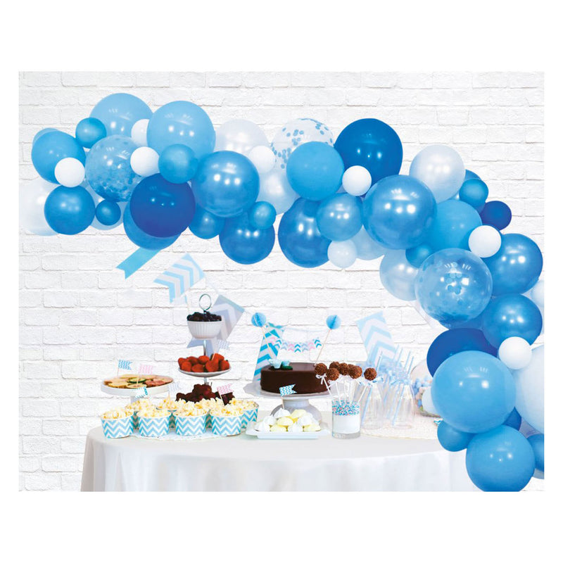 Afbeelding laden in galerijviewer, Globos ballonnen boog set blauw
