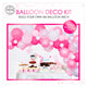 Globos ballonnen boog set roze