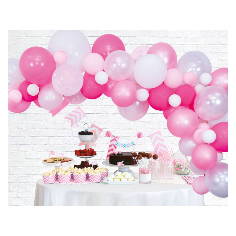 Afbeelding laden in galerijviewer, Globos ballonnen boog set roze
