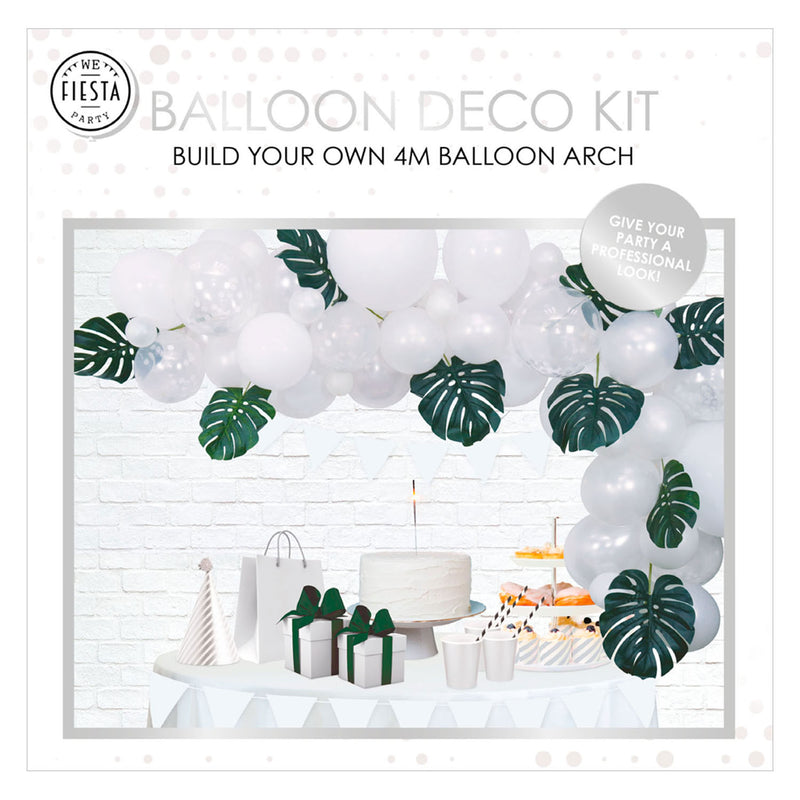Afbeelding laden in galerijviewer, Globos ballonnen boog set wit
