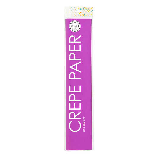 Globos crepepapier violet, 50x250cm