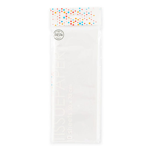 Globos tissuepapier 10 vellen wit, 50x70cm