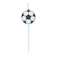 Globos taartkaarsen 2,4cm voetbal - 5st.