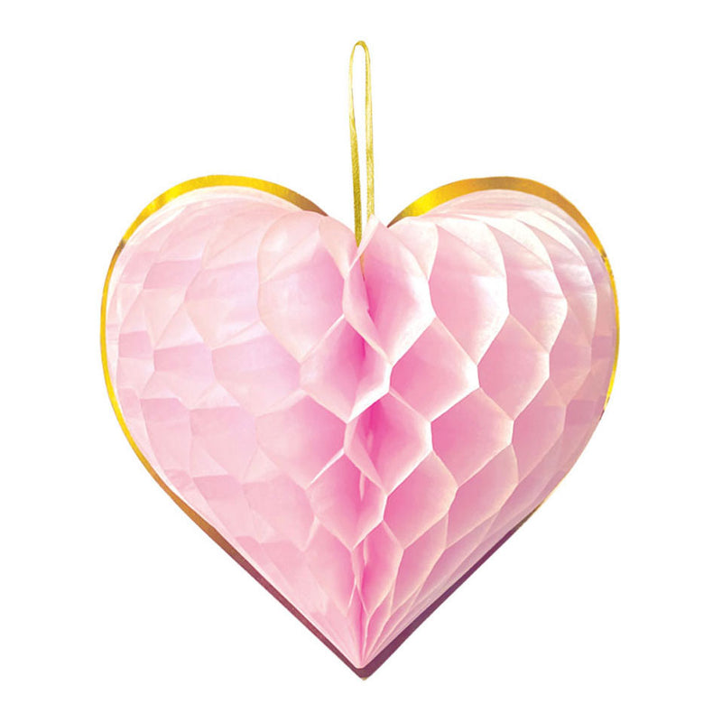 Afbeelding laden in galerijviewer, Globos honeycomb harten 23cm watercolors hearts - 4st.
