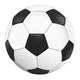 Globos papieren borden 23cm voetbal - 8st.