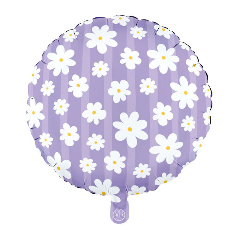 Afbeelding laden in galerijviewer, Globos folieballon 18 inch rond madeliefjes

