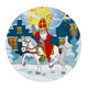 Globos papieren borden 23cm sinterklaas - 8st.
