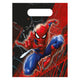 Globos papieren uitdeelzakjes spiderman world of web - 4st.
