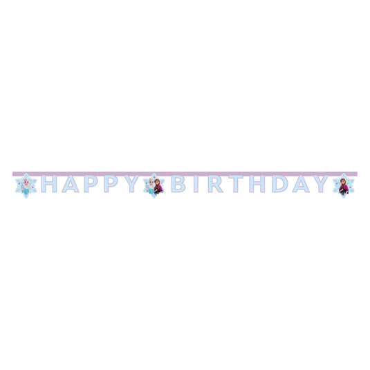 Globos letter guirlande happy birthday frozen idyllic wonder