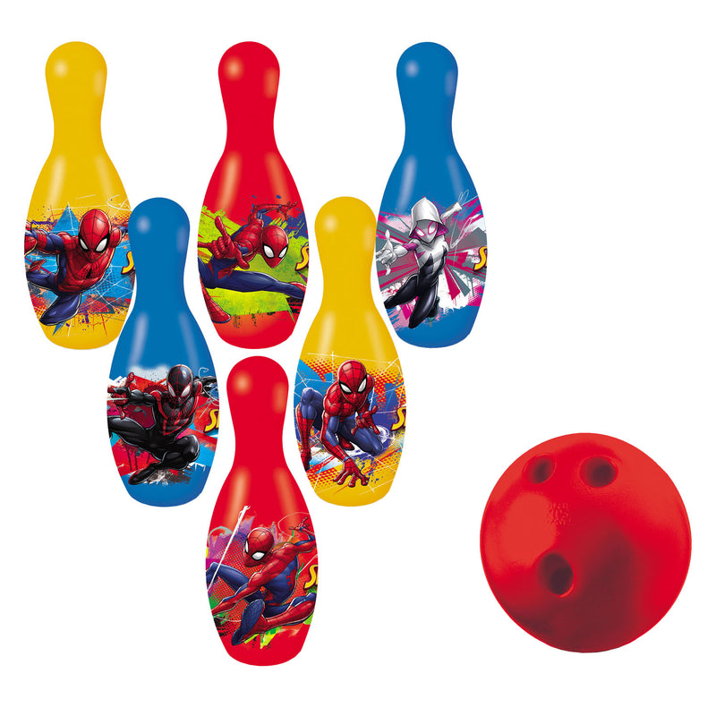 Afbeelding laden in galerijviewer, Mondo spiderman bowlingset speelgoed - 7-delig - kunststof - kind.
