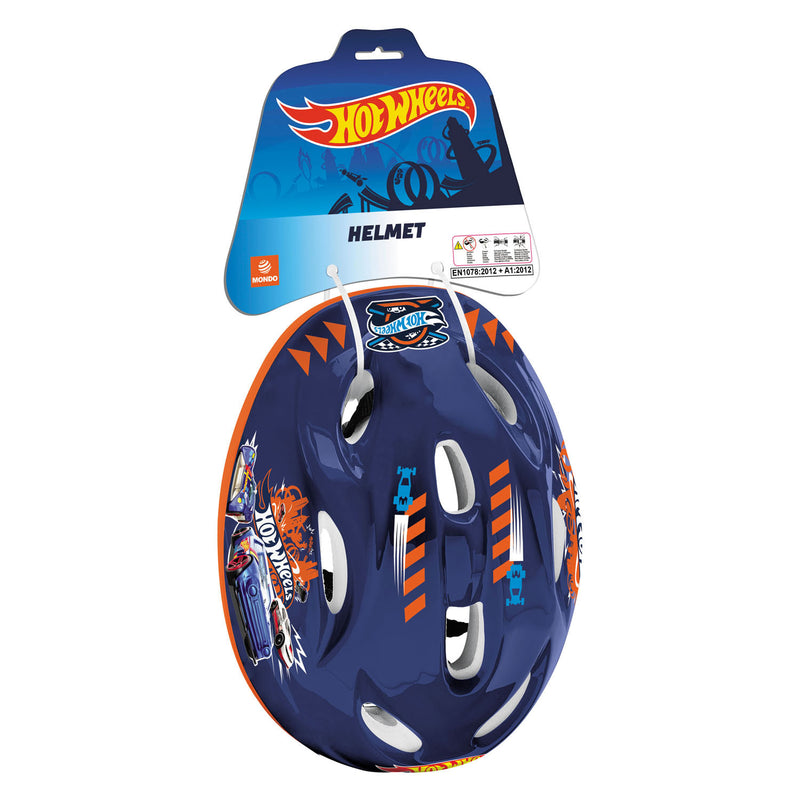 Afbeelding laden in galerijviewer, Mondo Kinderhelm Hot Wheels, 52-56cm
