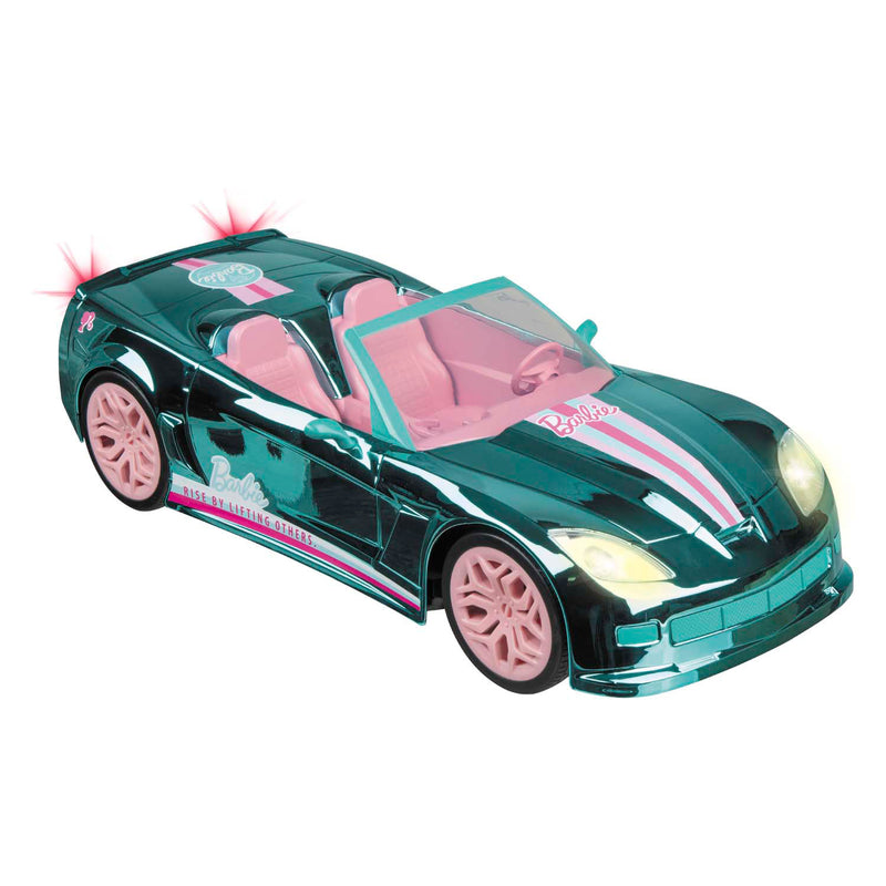 Afbeelding laden in galerijviewer, Mattel barbie mondo motors rc bestuurbare auto - verchroomd blauw 65 jaar jubileum editie
