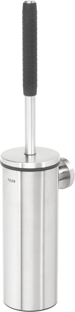 Tiger boston comfort safety toiletborstel met houder - rvs geborsteld