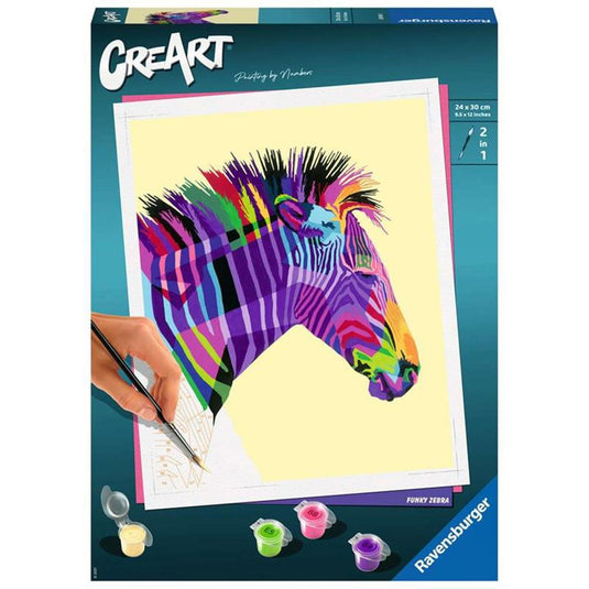 Ravensburger creart schilderen op nummer - zebra