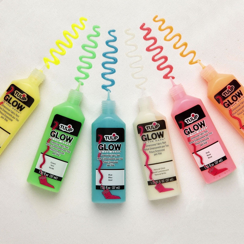 Afbeelding laden in galerijviewer, Tulip • 3d textielverf 37ml glow in the dark 6st.
