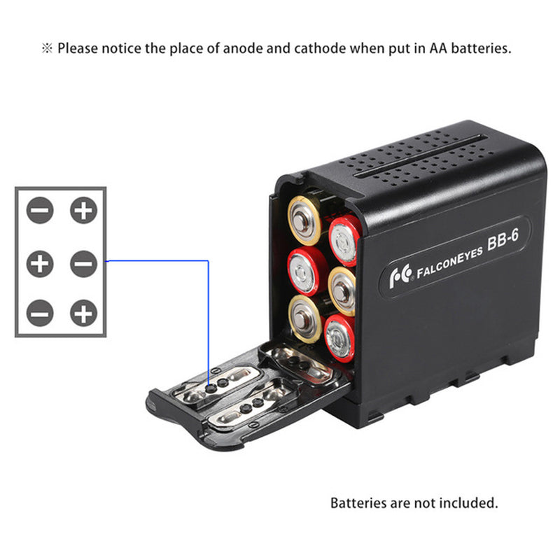 Afbeelding laden in galerijviewer, Falcon eyes batterij houder bb-06

